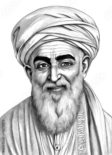 Al-Khwarizmi, generative A photo
