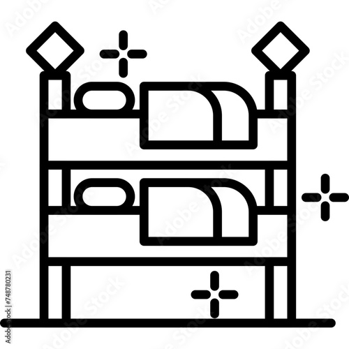Bunk Bed Icon