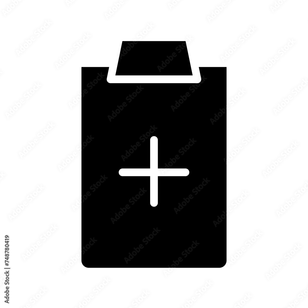 Obraz premium Bag Blood Donate Glyph Icon