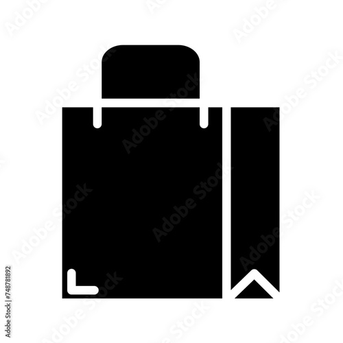Bag Hangout Tote Glyph Icon