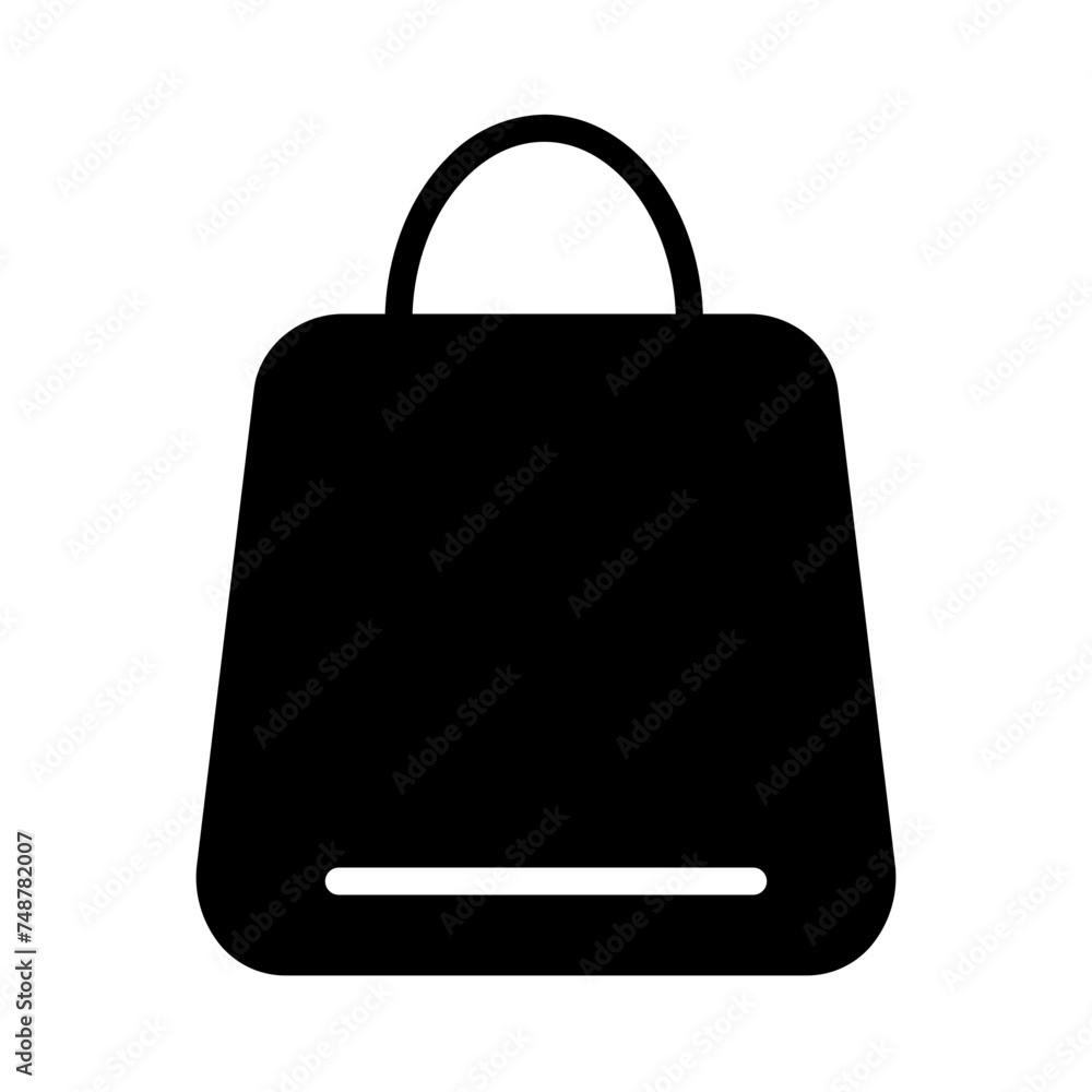 Shop Shopping Bag Glyph Icon Shop Shopping Bag Glyph Icon