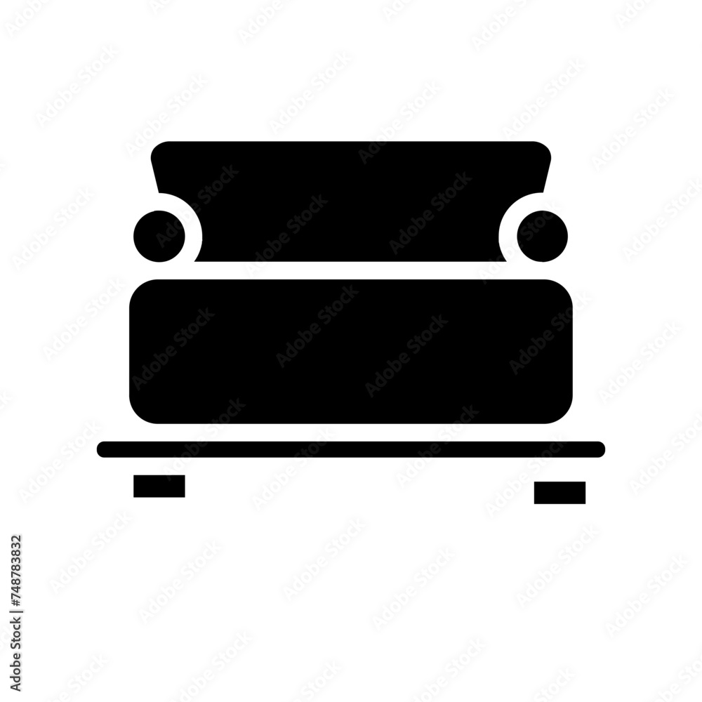 Households Roman Sofa Glyph Icon Households Roman Sofa Glyph Icon