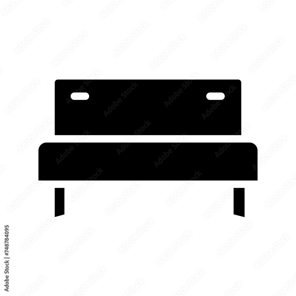 Bed Couch Sofa Glyph Icon Bed Couch Sofa Glyph Icon