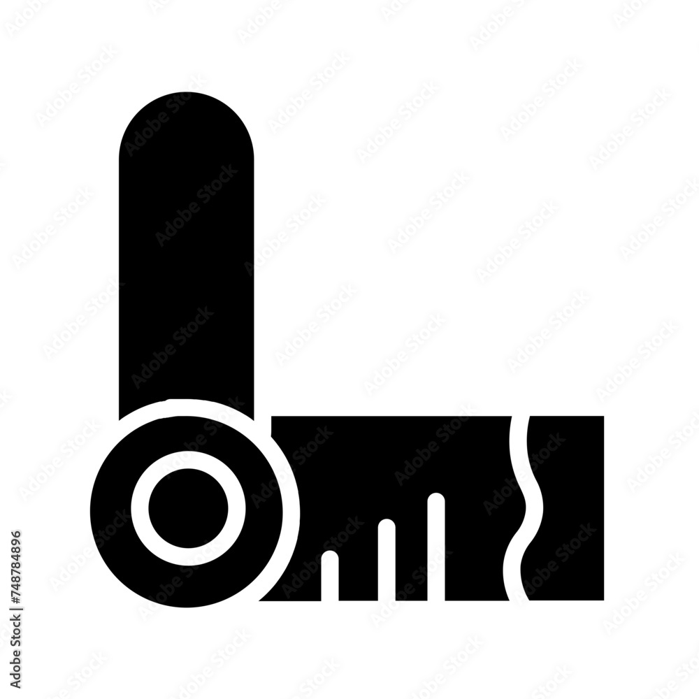 Fotografie Ruler Sewing Tape Glyph Icon