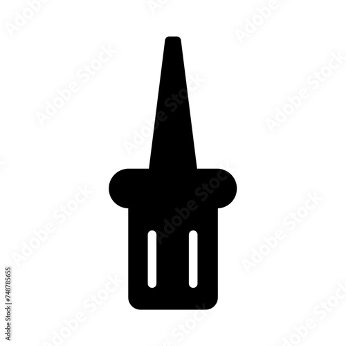 Awl Sewing Tool Glyph Icon