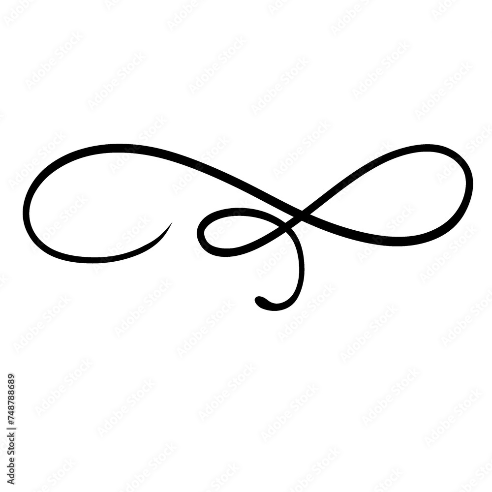 Black Squiggle Swirl Line Black Squiggle Swirl Line