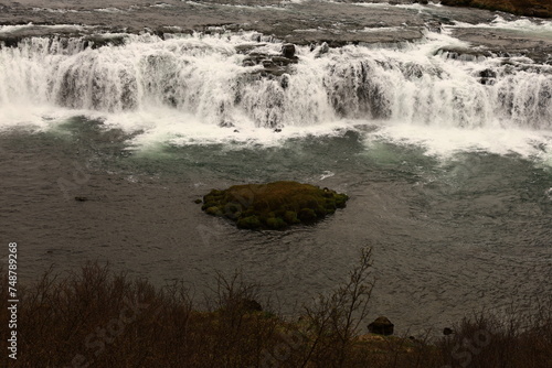 Faxi is a waterfall in South Iceland photo