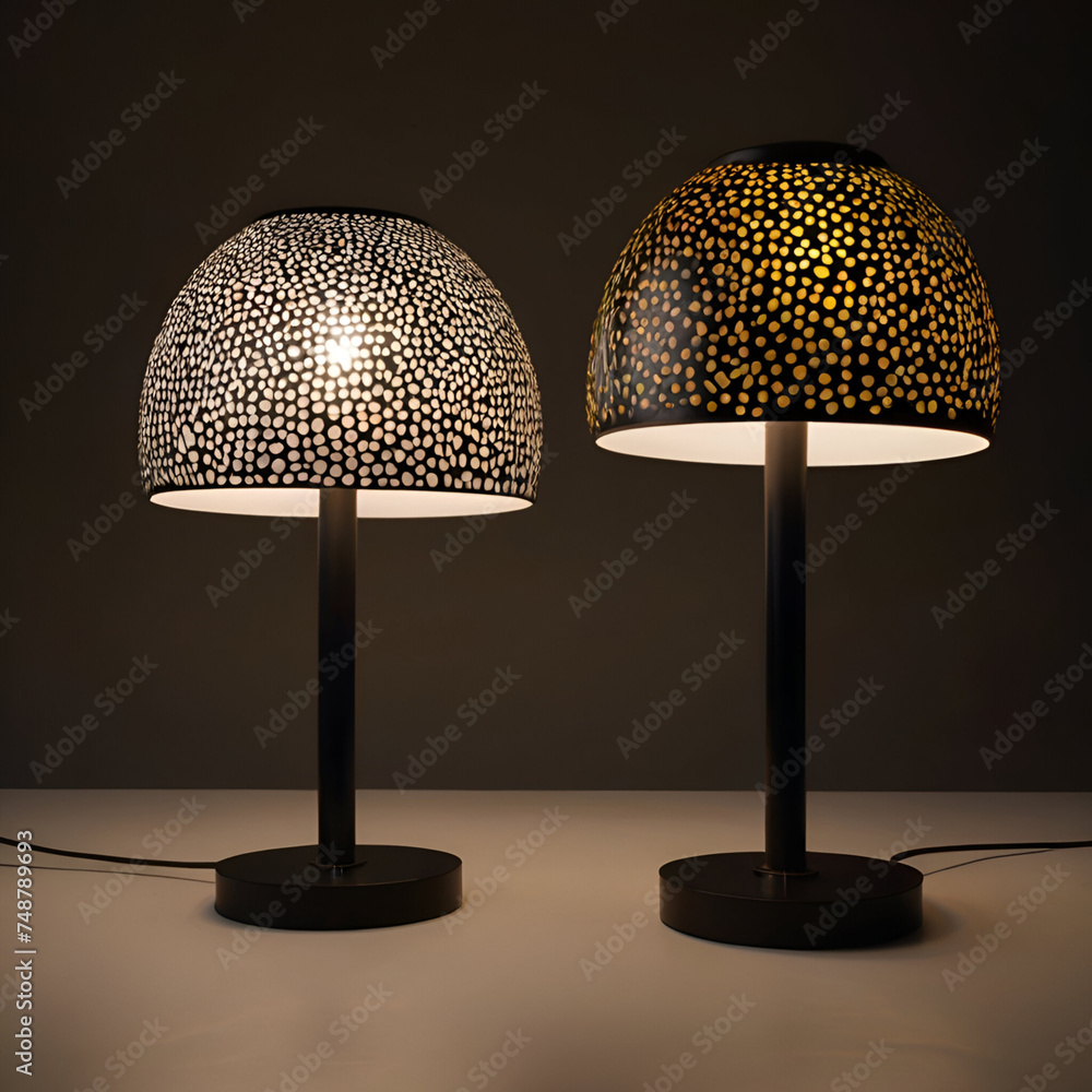 lamp on black background lamp on black background