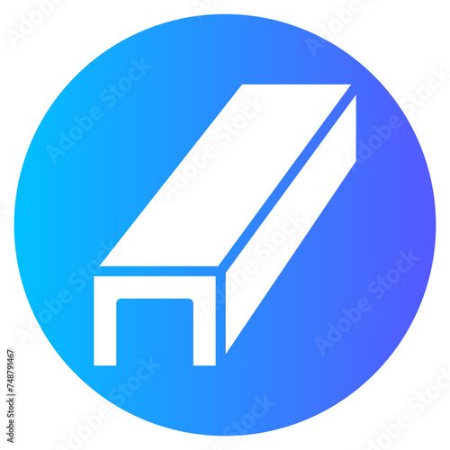 iron bar gradient icon