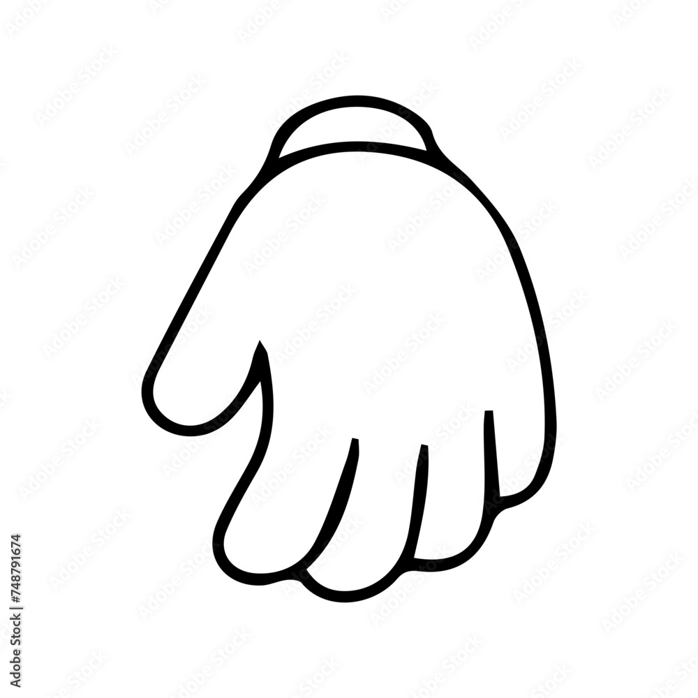 hand gesture vector icon hand gesture vector icon