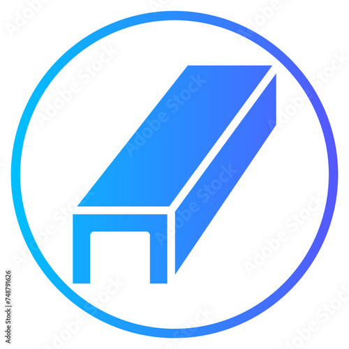 iron bar gradient icon