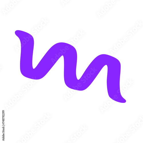 Purple Swirl Line 