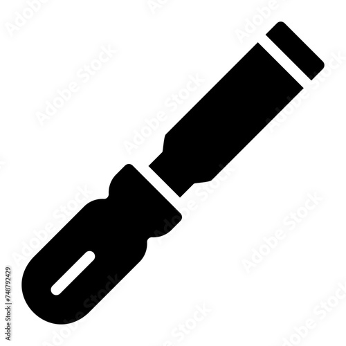 chisel glyph icon