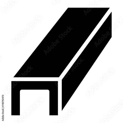 iron bar glyph icon