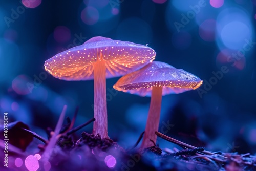 Forest mushrooms © STOCK AI