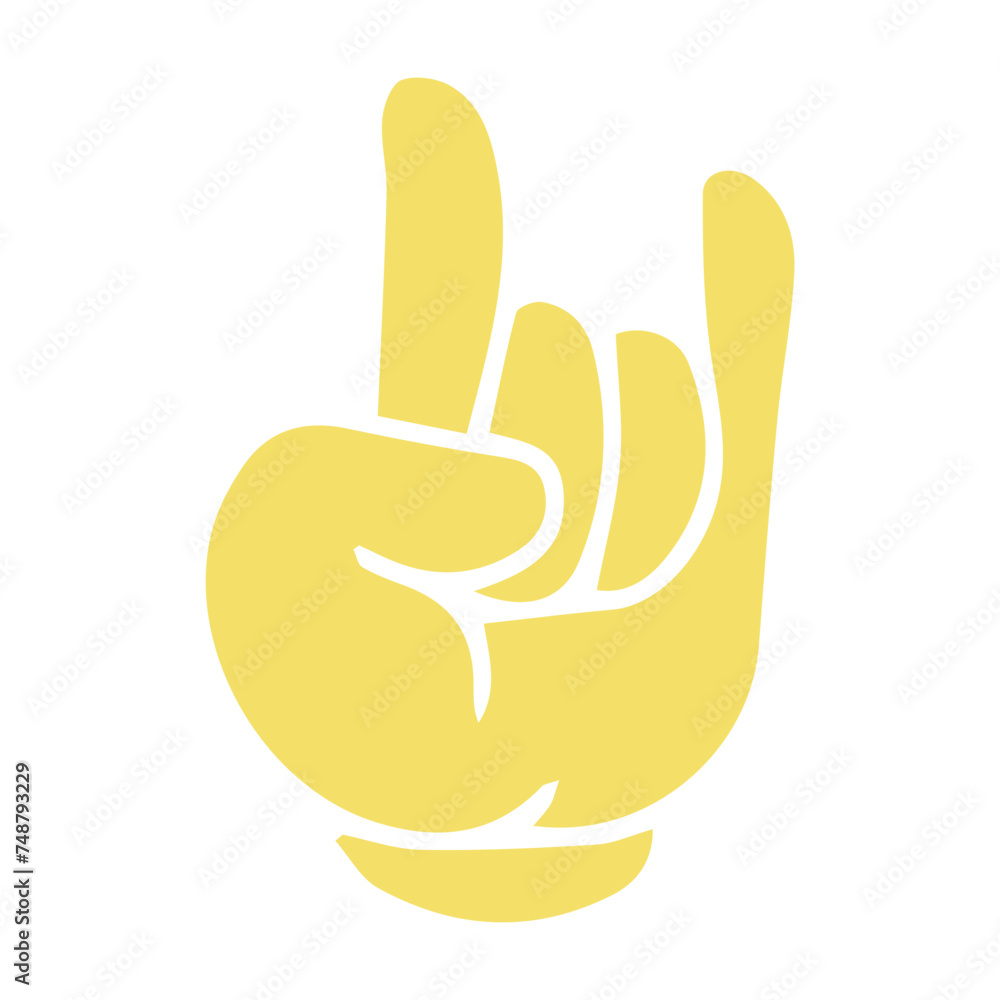 Obraz premium cartoon hand gesture