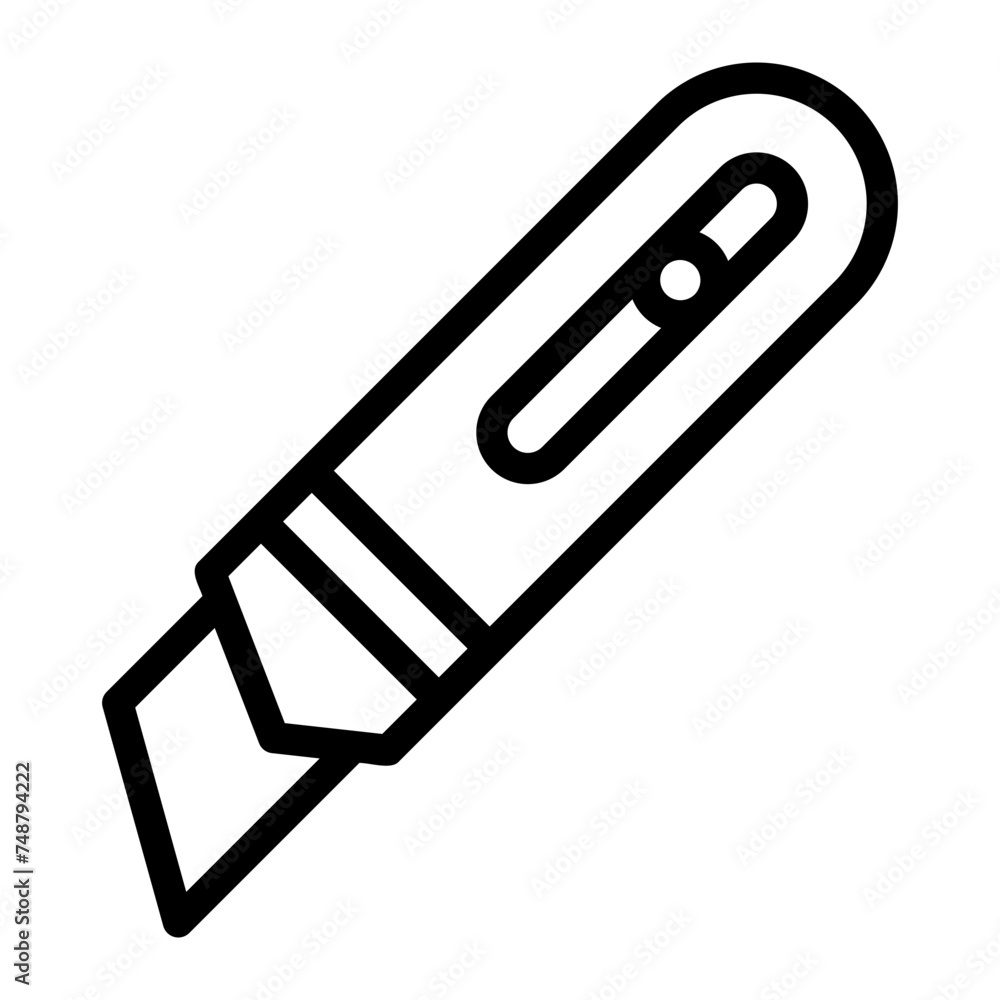 cutter line icon cutter line icon