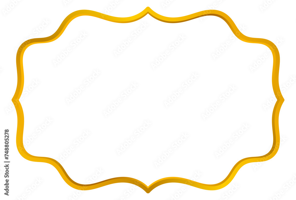 Islamic golden text frame Islamic golden text frame