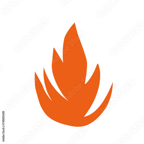 Fire and flames outline icon,Contour bonfire, linear flaming elements. Hand drawn monochrome different fire flame vector illustration.