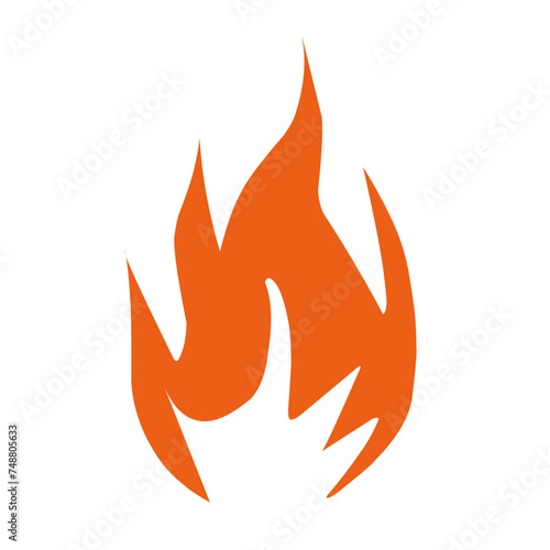 Fire and flames outline icon,Contour bonfire, linear flaming elements. Hand drawn monochrome different fire flame vector illustration.