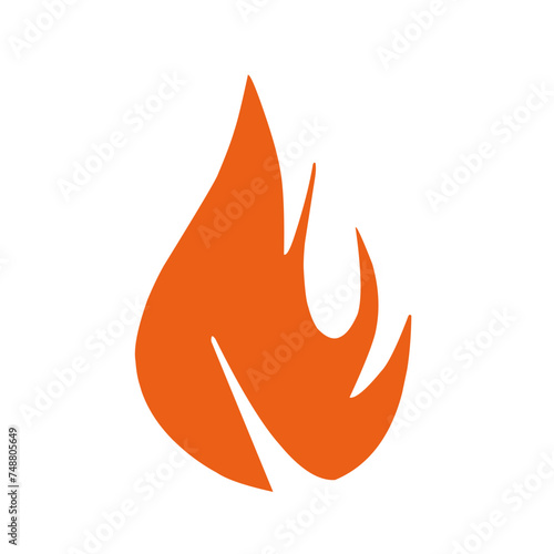 Fire and flames outline icon,Contour bonfire, linear flaming elements. Hand drawn monochrome different fire flame vector illustration.