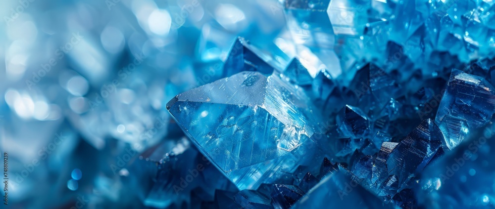 A detailed look at a brilliant blue diamond, showcasing its facets and unique color under natural lighting. A detailed look at a brilliant blue diamond, showcasing its facets and unique color under natural lighting.