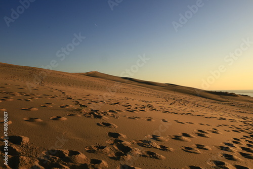 The Dune of Pilat is the tallest sand dune in Europe. It is located in La Teste-de-Buch in the Arcachon Bay area  France