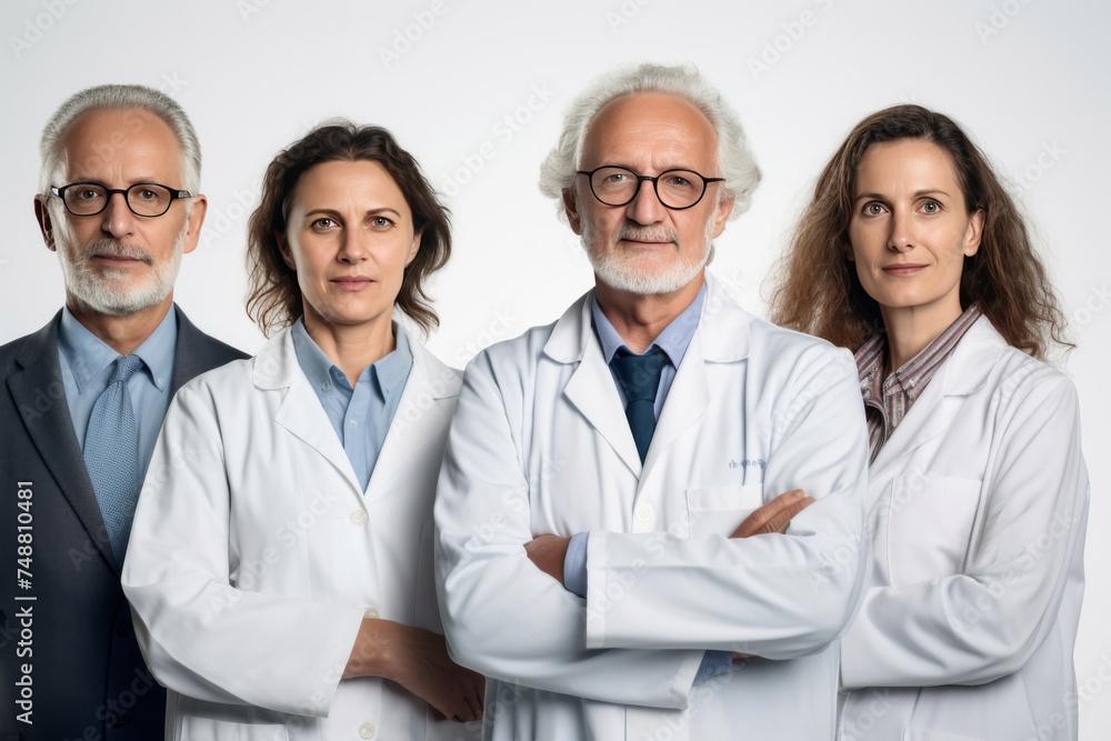 Senior female university professor teaches in casual setting. Portrait of smiling professor in the amphitheater. Generative AI. Senior female university professor teaches in casual setting. Portrait of smiling professor in the amphitheater. Generative AI.