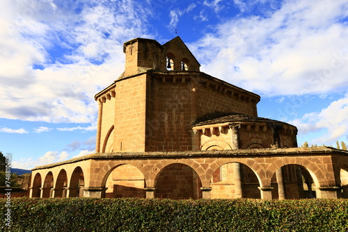 The Church of Saint Mary of Eunate is a 12th-century Catholic church of Romanesque construction located about 2 km south-east of Muruzábal, Navarre photo