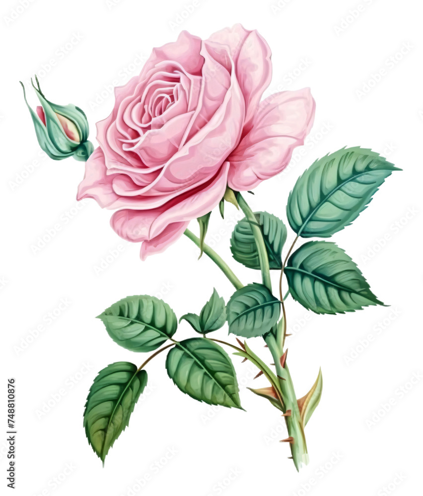 Pink roses on a transparent background. Pink roses on a transparent background.