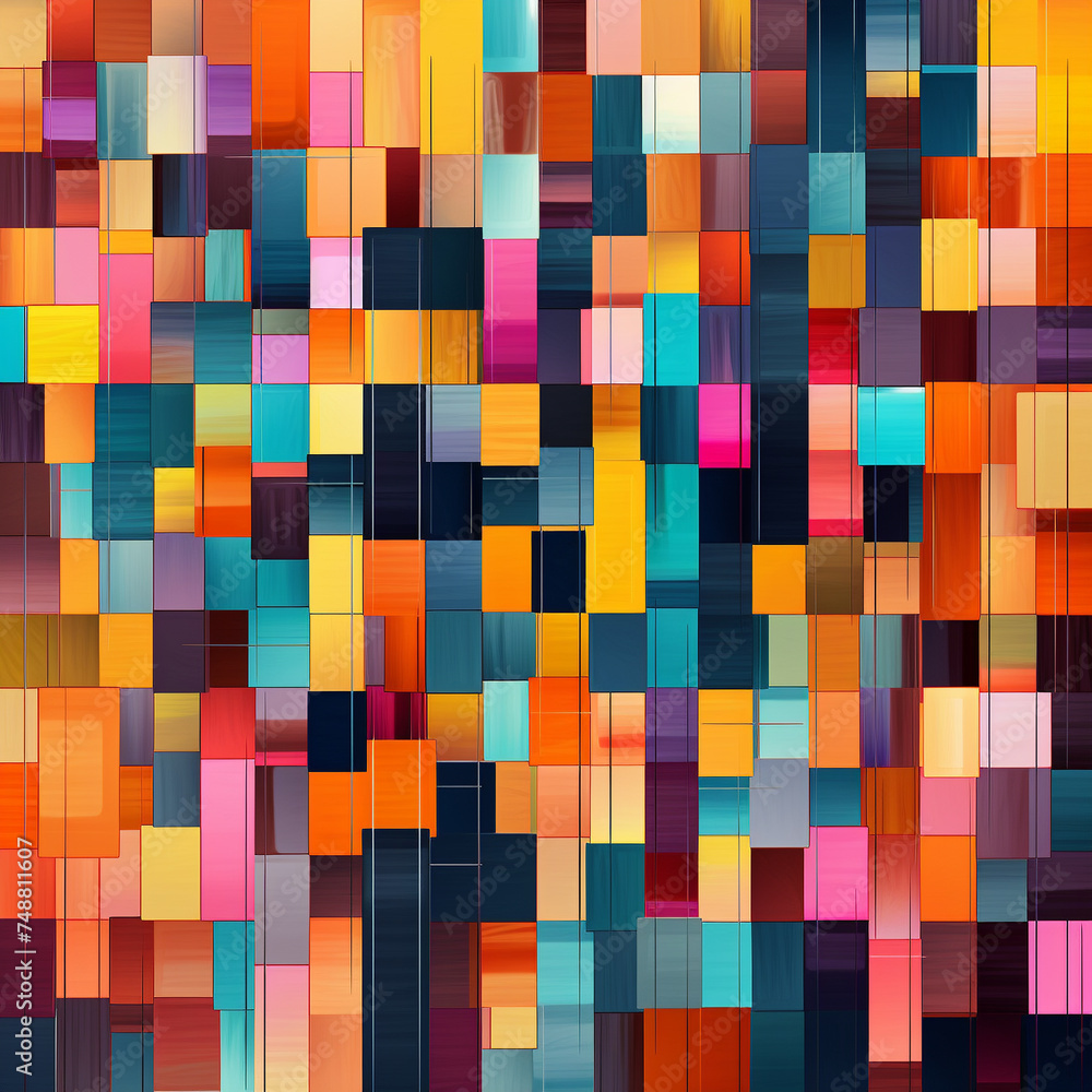 abstract background with squares abstract background with squares