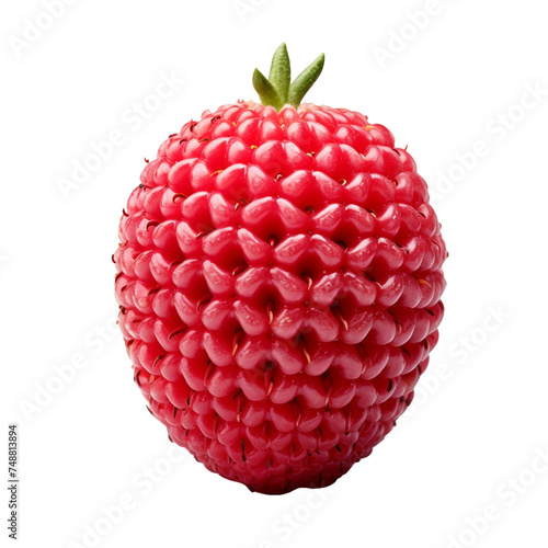 Pineberry isolated on transparent background
