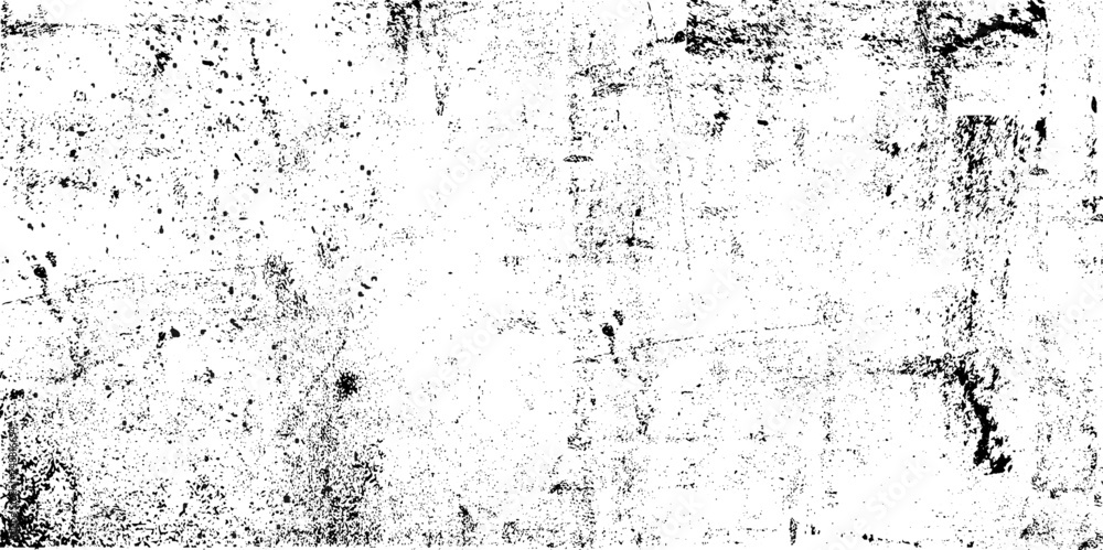 Grunge dark black and white. Texture of cracks, stains, lines. Background black and white city the old walls. Grunge pattern for creating your own textures. Vector