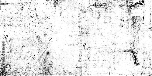 Grunge dark black and white. Texture of cracks, stains, lines. Background black and white city the old walls. Grunge pattern for creating your own textures. Vector