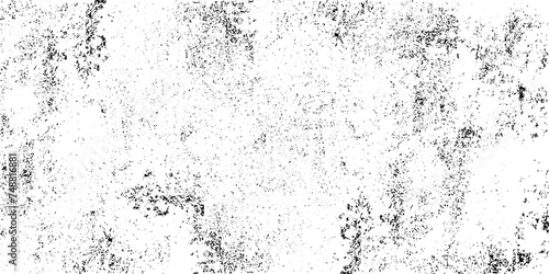 Grunge Black And White Urban Vector Texture Template. Dark Messy Dust Overlay Distress Background. Easy To Create Abstract Dotted, Scratched, Vintage Effect With Noise And Grain