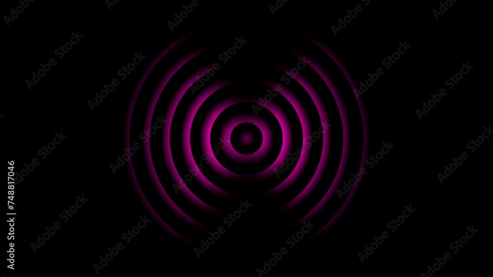 Radio wave station signal animated green background 4k video. Radio wave station signal animated green background 4k video.