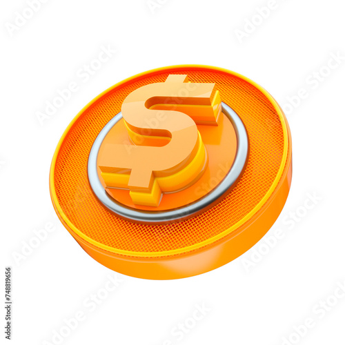 3d rendering sale tag icon panel	 (ID: 748819656)