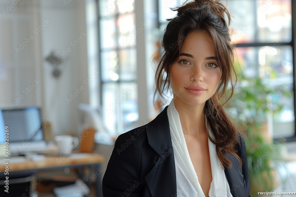 Female Manager in Professional Setting Female Manager in Professional Setting