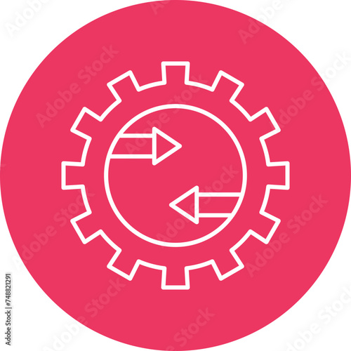 Automate Vector Line Circle Icon