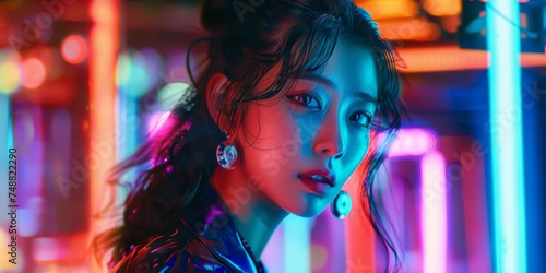 k-pop girl asian girl Fashion Generative AI