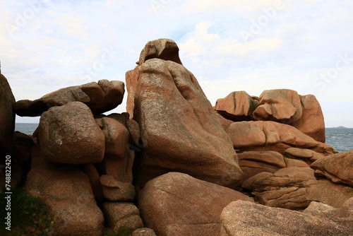 Renote Island is an island belonging to the French commune of Trégastel, in the department of Côtes-d'Armor, Brittany. photo