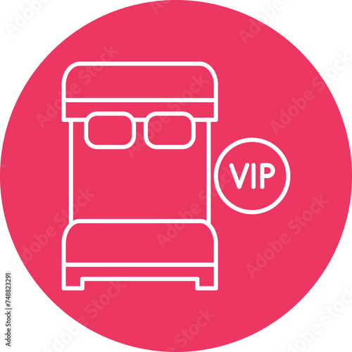 Luxury Vector Line Circle Icon
