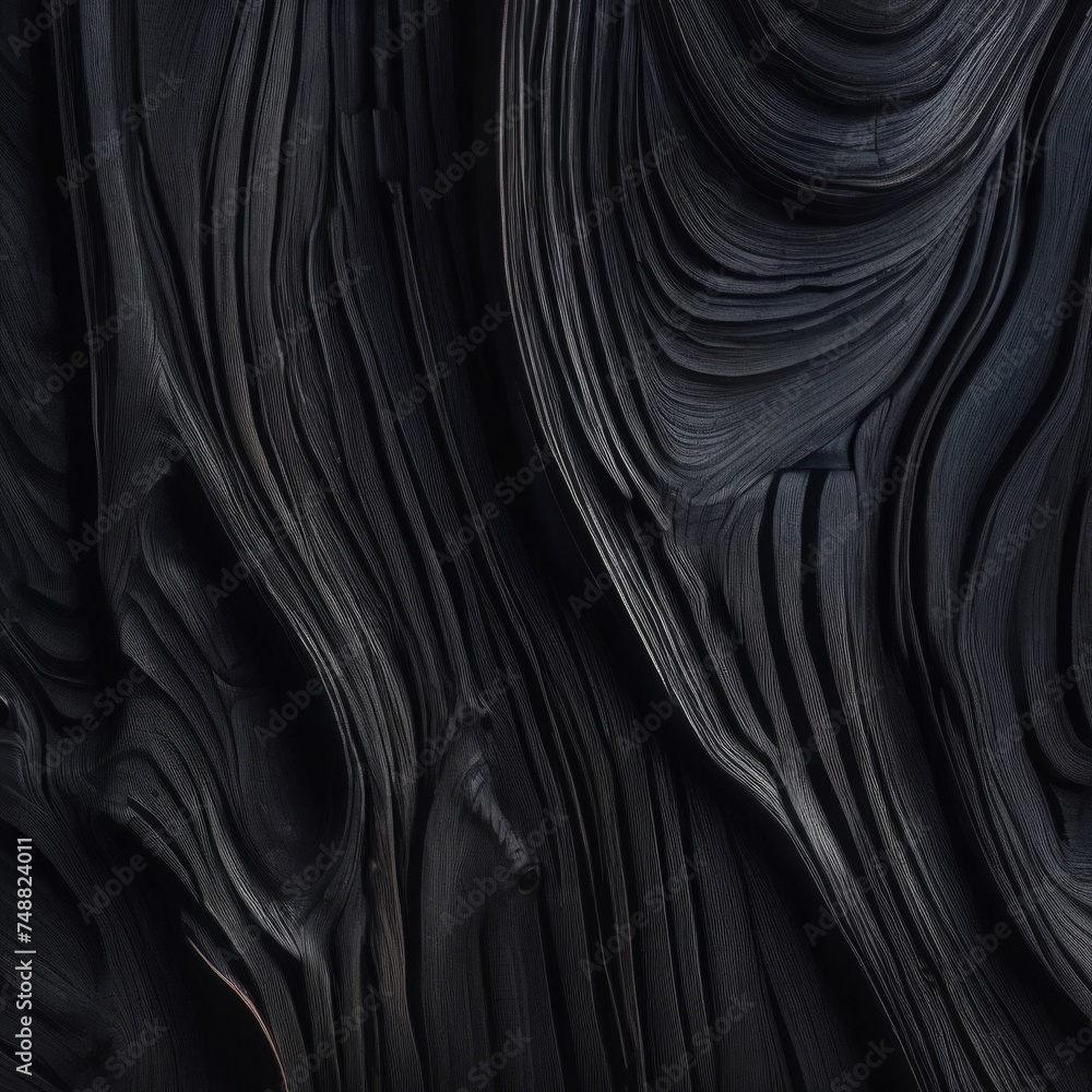 The texture of black wood. The texture of black wood.