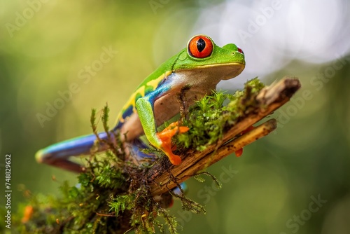 frog on a leaf © Yuriko David