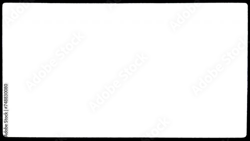 A clean classic film frame overlay