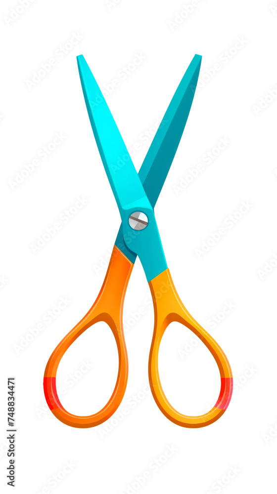 Blue and Orange Scissors Blue and Orange Scissors
