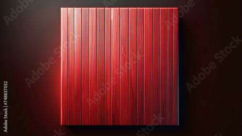 Vibrant Red Wooden Planks Texture Background