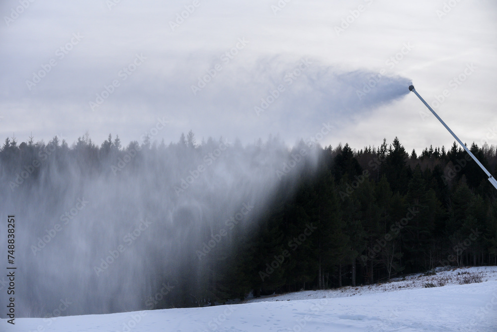 Fototapeta premium snow cannon