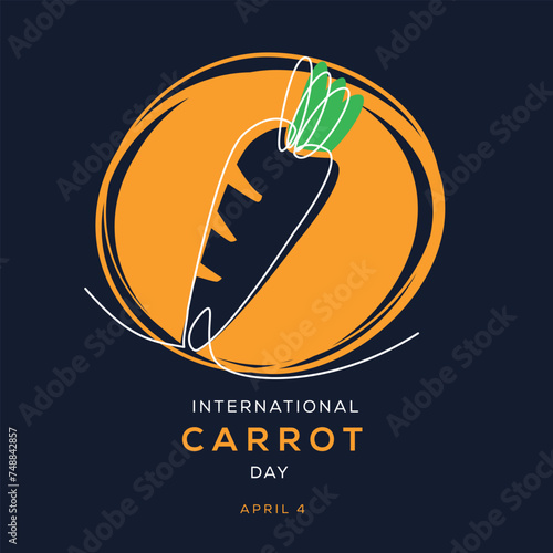 International carrot day, held on 4 April.