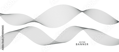 Lines for the background. black stripes on a white background. Vector for brochures.